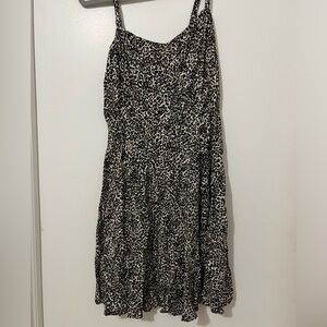 Old Navy Cami dress (medium). Cheetah print
